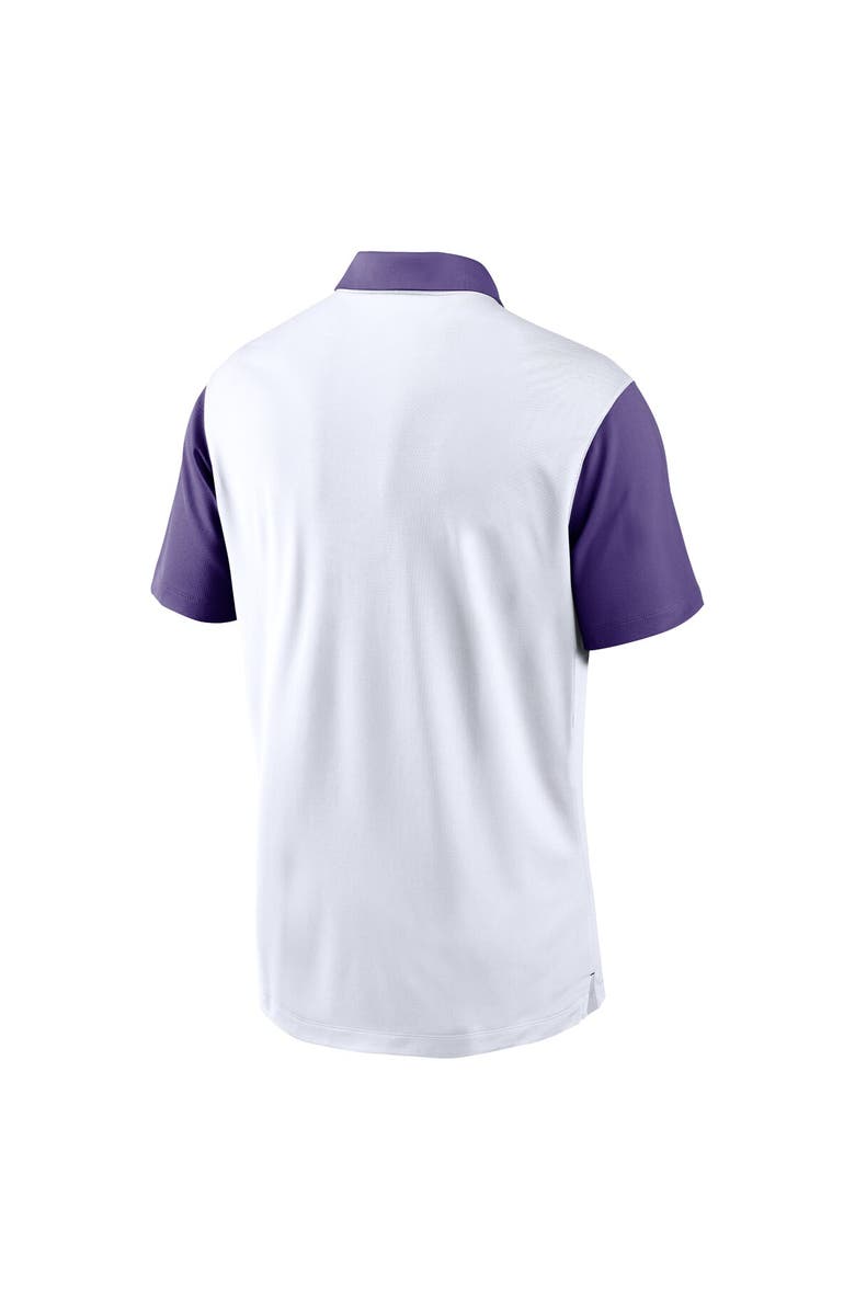 Nike Men's Nike White LSU Tigers Primetime Campus Vapor Performance Polo, Alternate, color, White