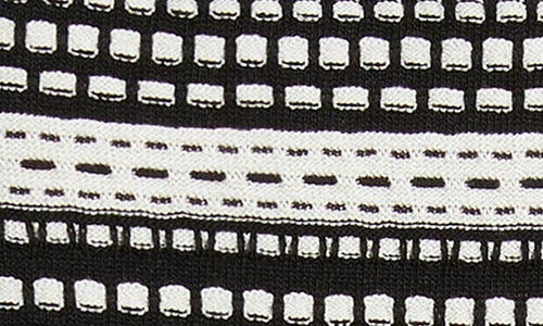 Ming Wang Stripe Knit Skirt In Multi