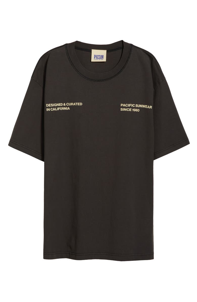 PacSun Dream Awake Cotton T-shirt, Alternate, color, Black