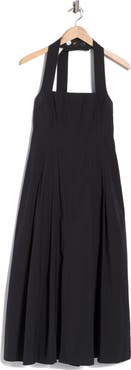 A.L.C. Natalie Stretch Cotton Halter Dress