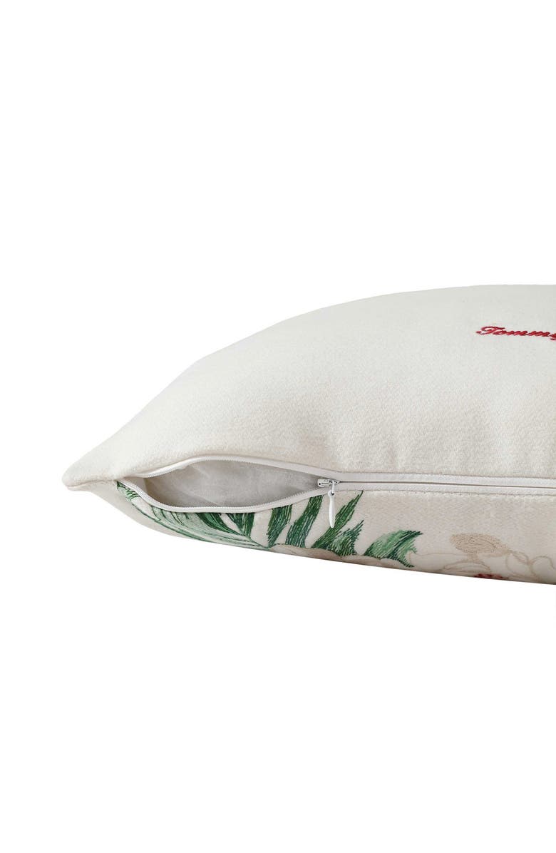 Tommy Bahama Festive Palms Breakfast Pillow, Alternate, color, White/ Green/ Red