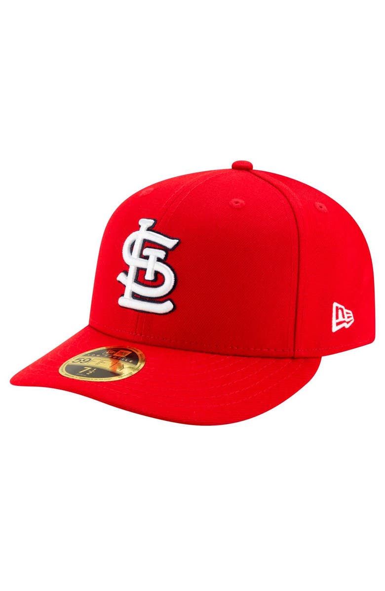 New Era Men's New Era Red St. Louis Cardinals National Baseball Hall of Fame Low Profile 59FIFTY Fitted Hat, Alternate, color, 