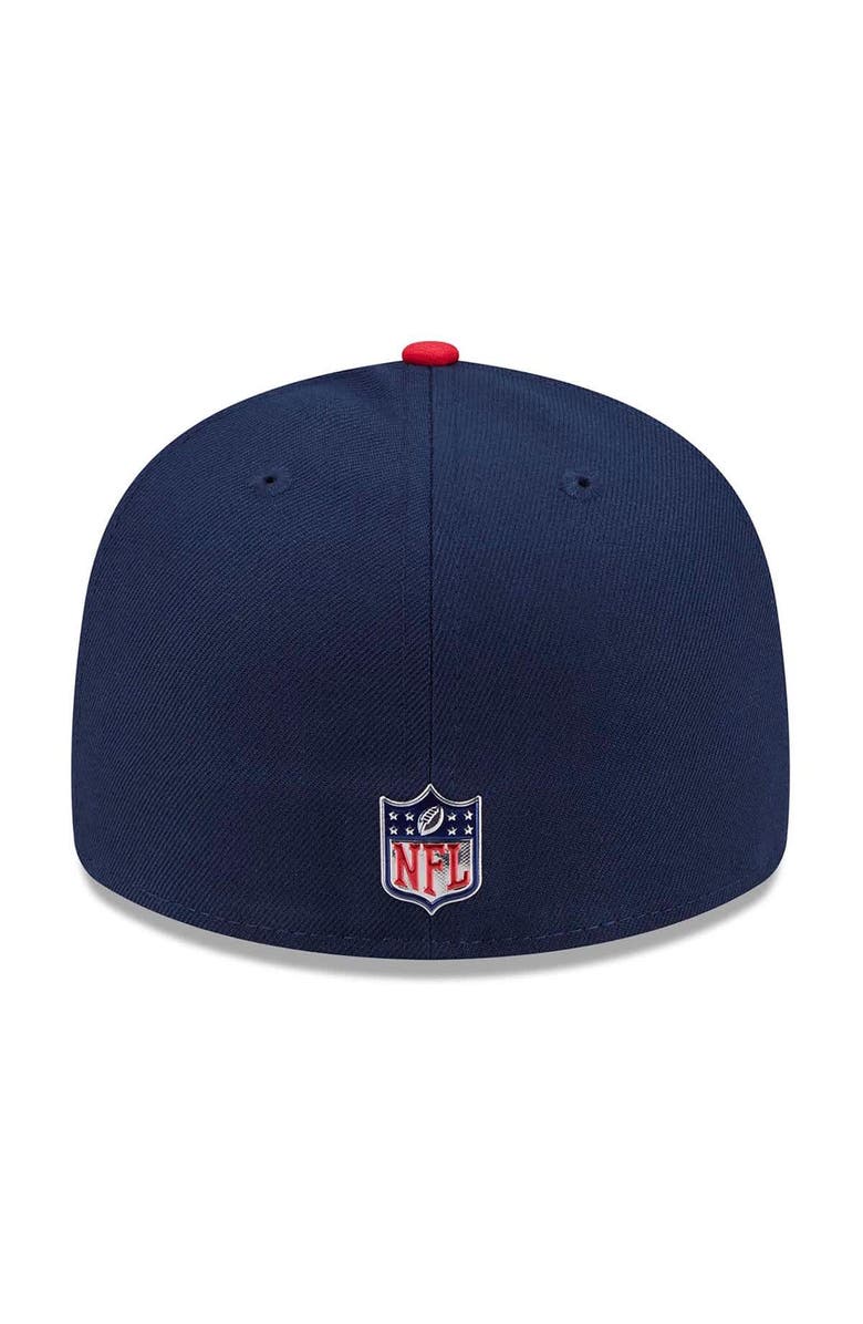 New Era Men's New Era Navy/Red New England Patriots 2026 NFL Draft Pre-Curved 59FIFTY Fitted Hat, Alternate, color, Navy