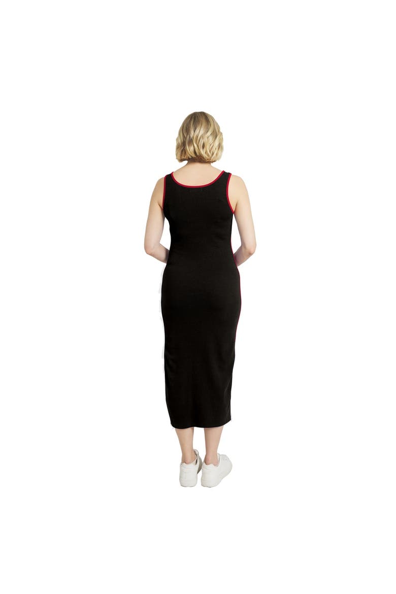 Women's WEAR by Erin Andrews  Black Tampa Bay Buccaneers Ribbed Tank Dress, Alternate, color, Black