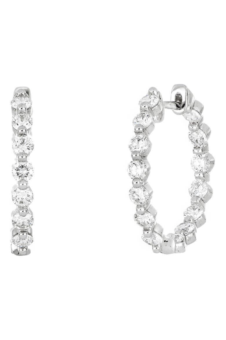 In-Out Hoop Earrings (Nordstrom Exclusive), Main, color, WHITE GOLD