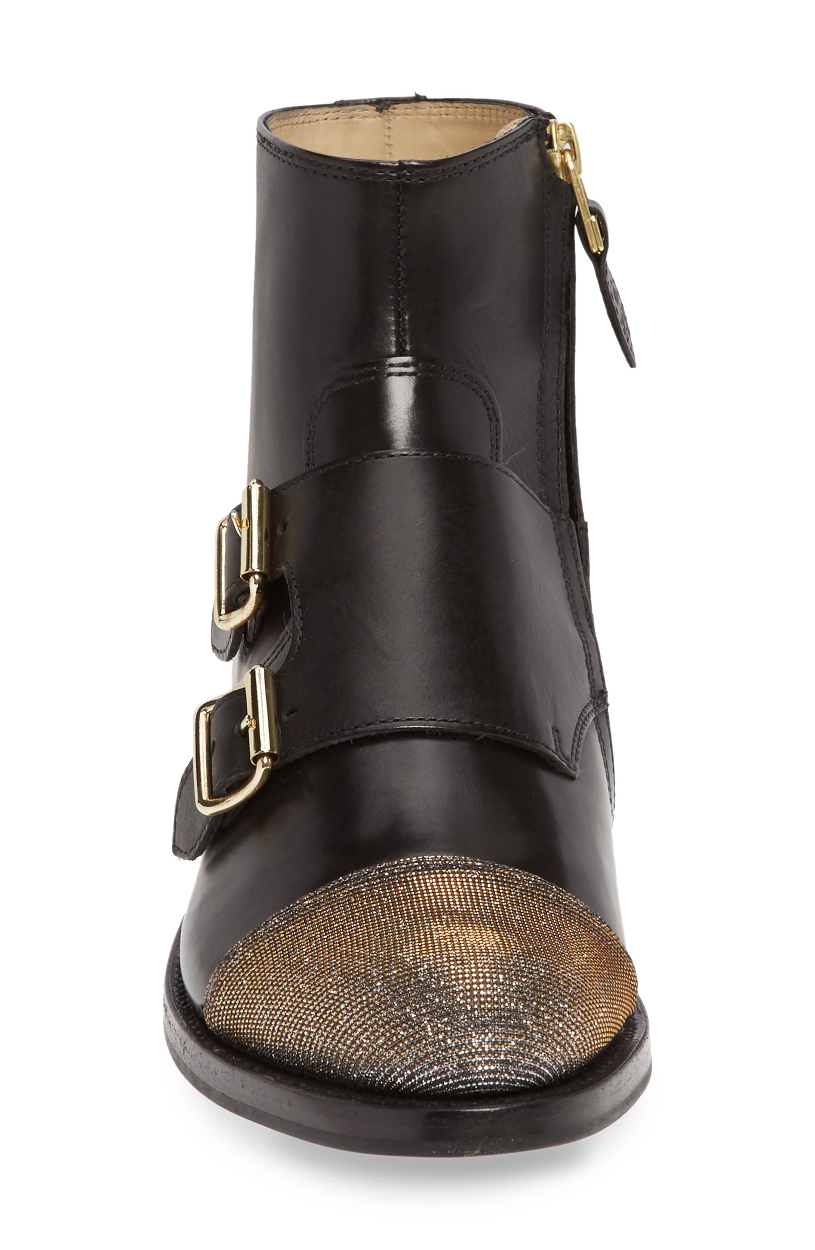 The Office of Angela Scott Mr. Dean Double Monk Strap Boot, Alternate, color, 