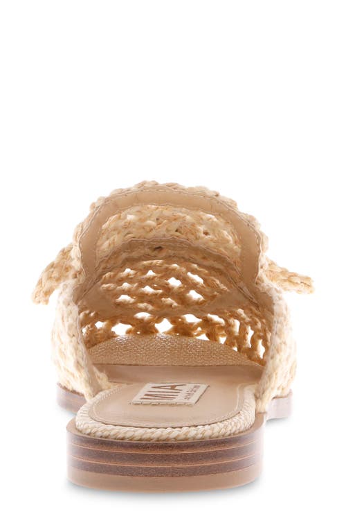 Mia Layce Woven Mule In Brown