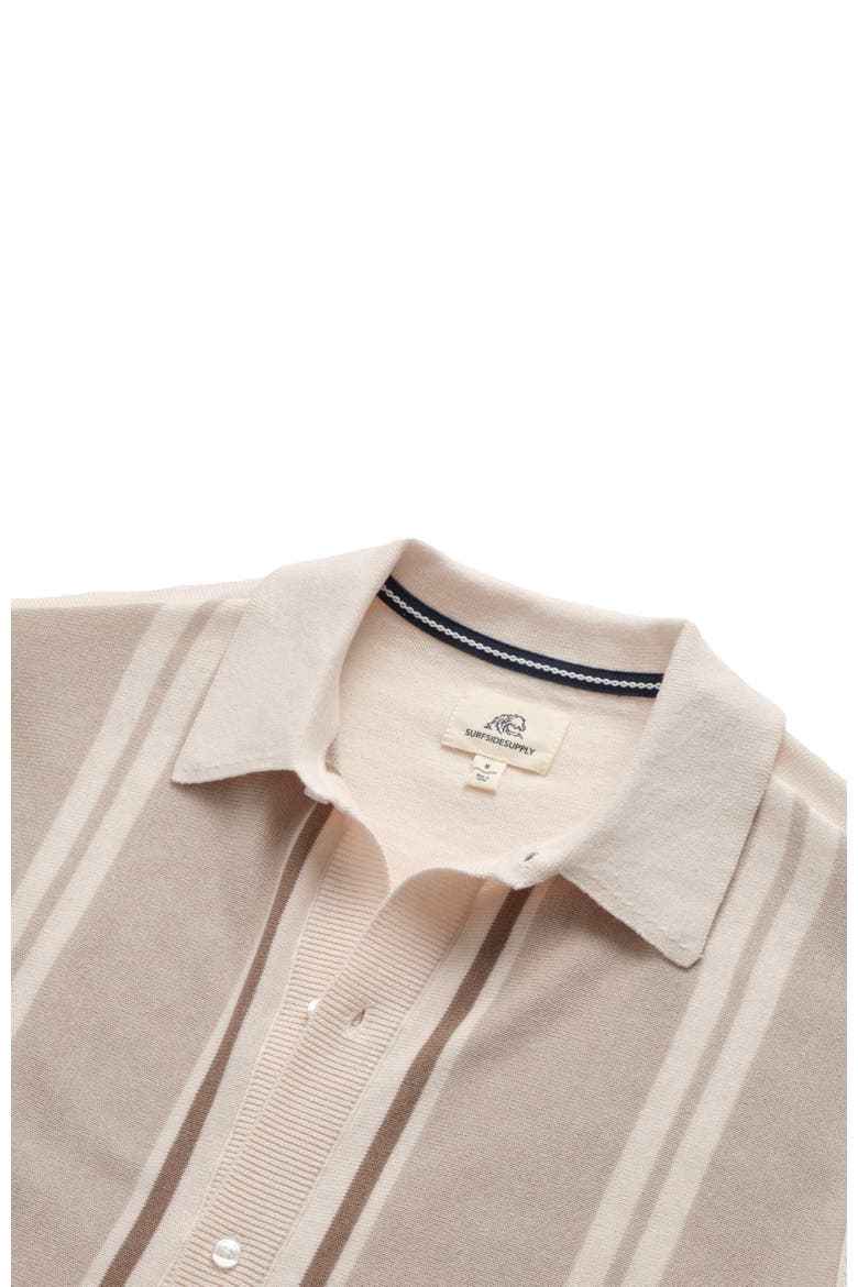 Brent Stripe Knit Sweater, Alternate, color, Beige
