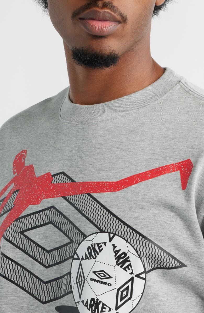 MARKET Running Man Graphic T-Shirt, Alternate, color, Heather Grey