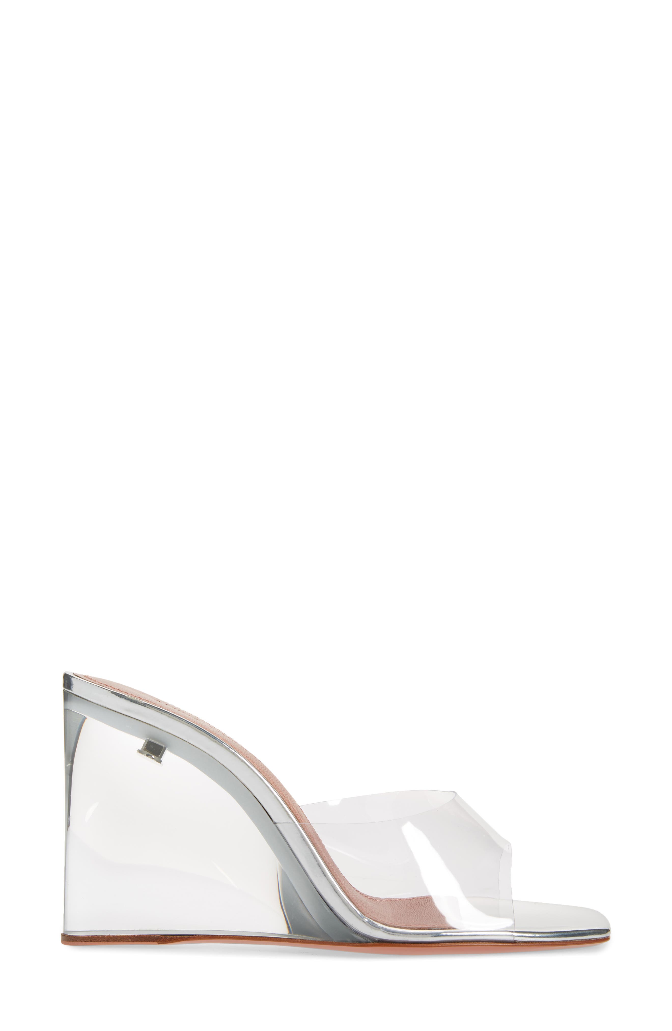 Lupita Clear Wedge Slide Sandal, Alternate, color, TRANSPARENT