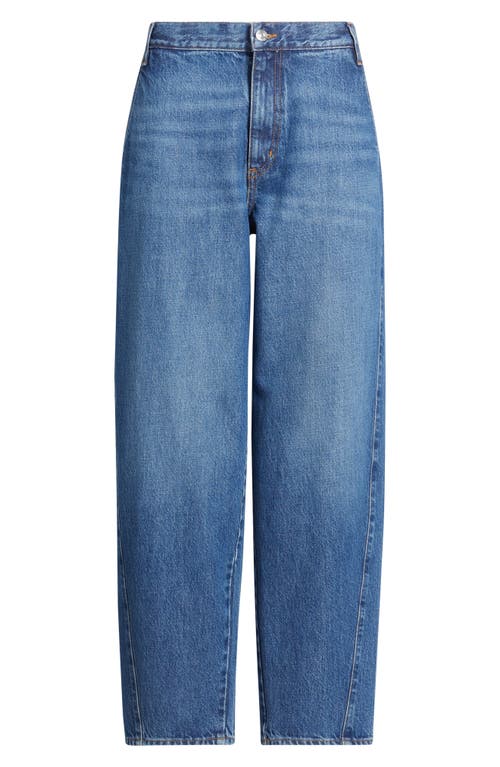 Frame The Candle High Rise Trouser Jeans In Swan In White