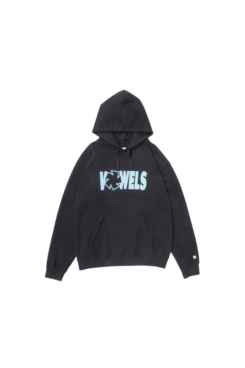 Icon Spell Out Hoodie, Main, color, Black