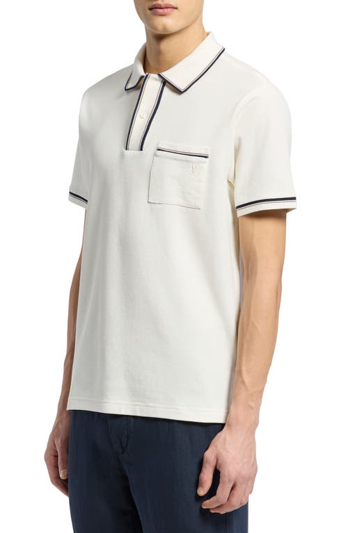 Psycho Bunny Bradford Tipped Piqué Knit Polo