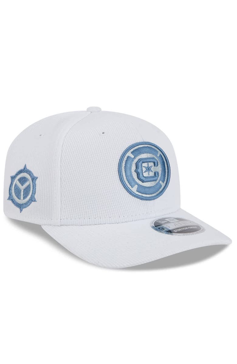 New Era Men's New Era  White Chicago Fire 2025 Jersey Hook 9SEVENTY Stretch-Snap Hat, Main, color, 