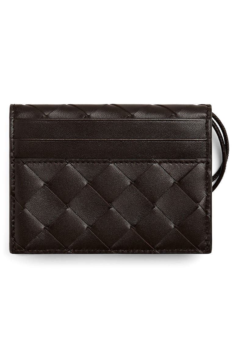 Andiamo Intrecciato Leather Slim Card Case, Alternate, color, 2190 FONDANT-M BRASS