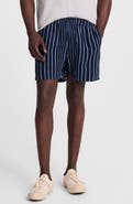 Madewell Indigo Stripe Everywear Shorts