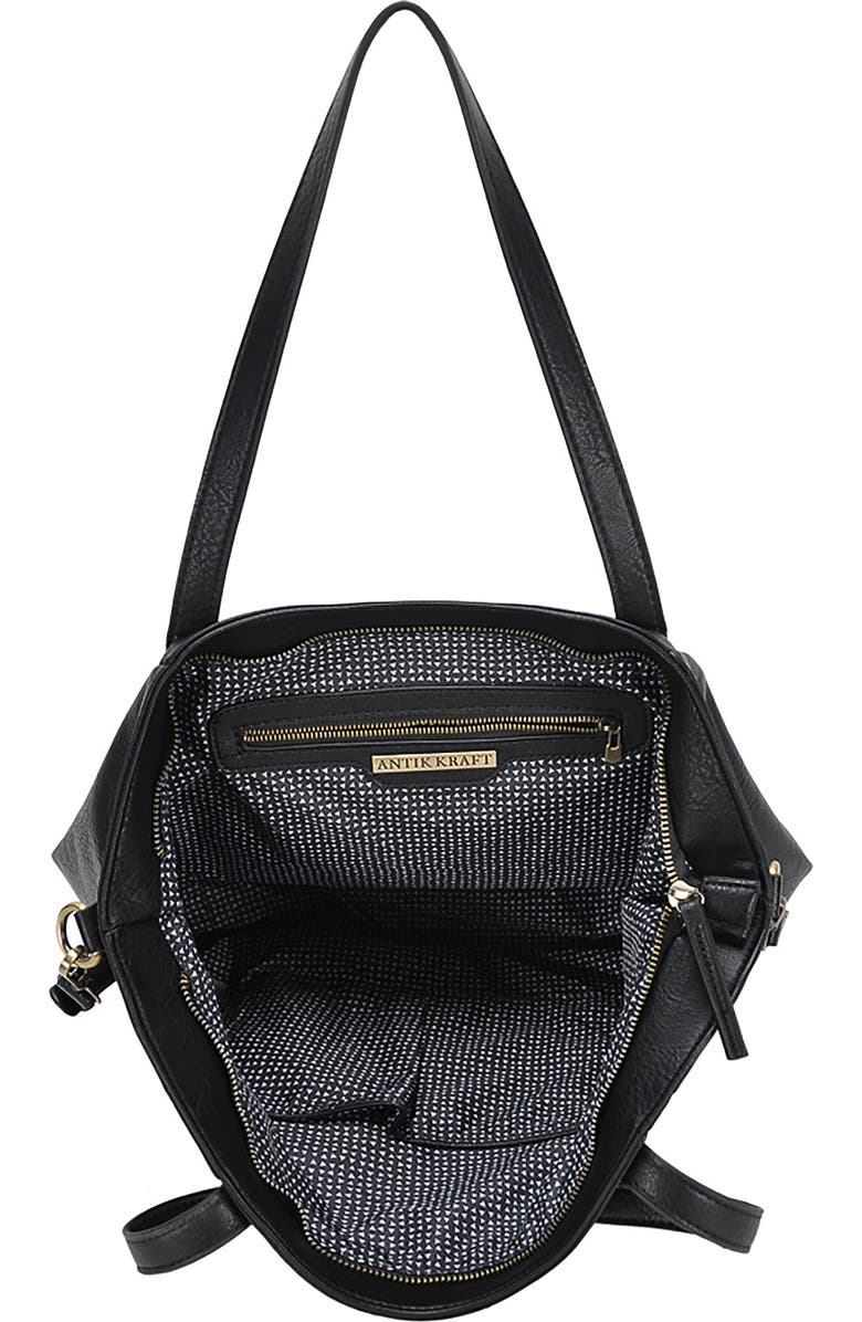 Antik Kraft Faux Leather Tote, Alternate, color,