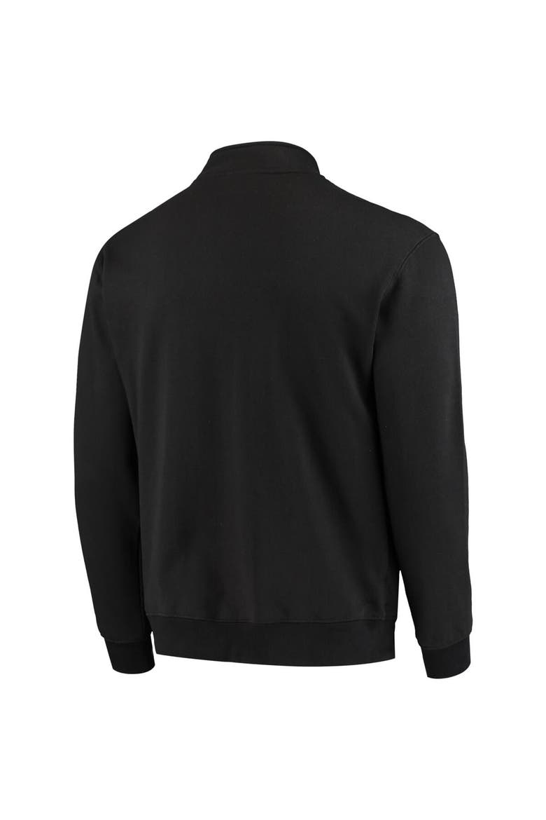 Men's Colosseum Black Iowa Hawkeyes Tortugas Logo Quarter-Zip Jacket, Alternate, color, Black