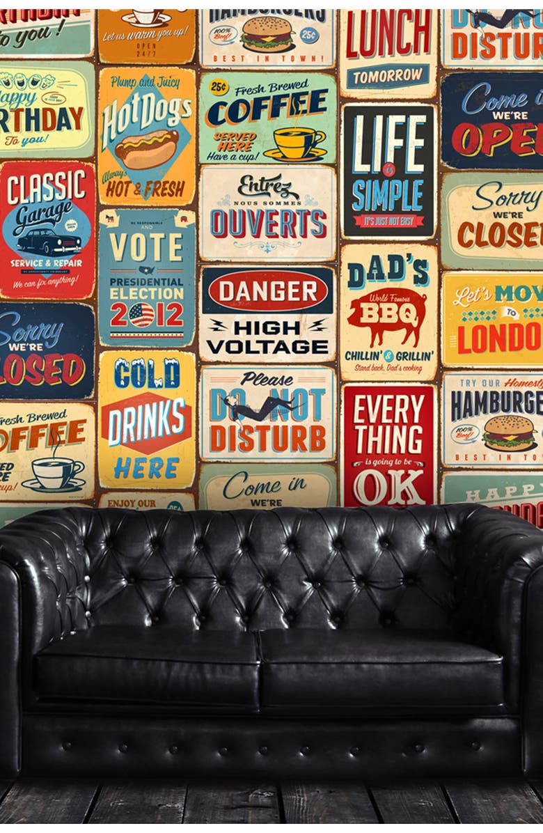 WALPLUS Multi Wall Sticker Decal Signs, Main, color, Multi