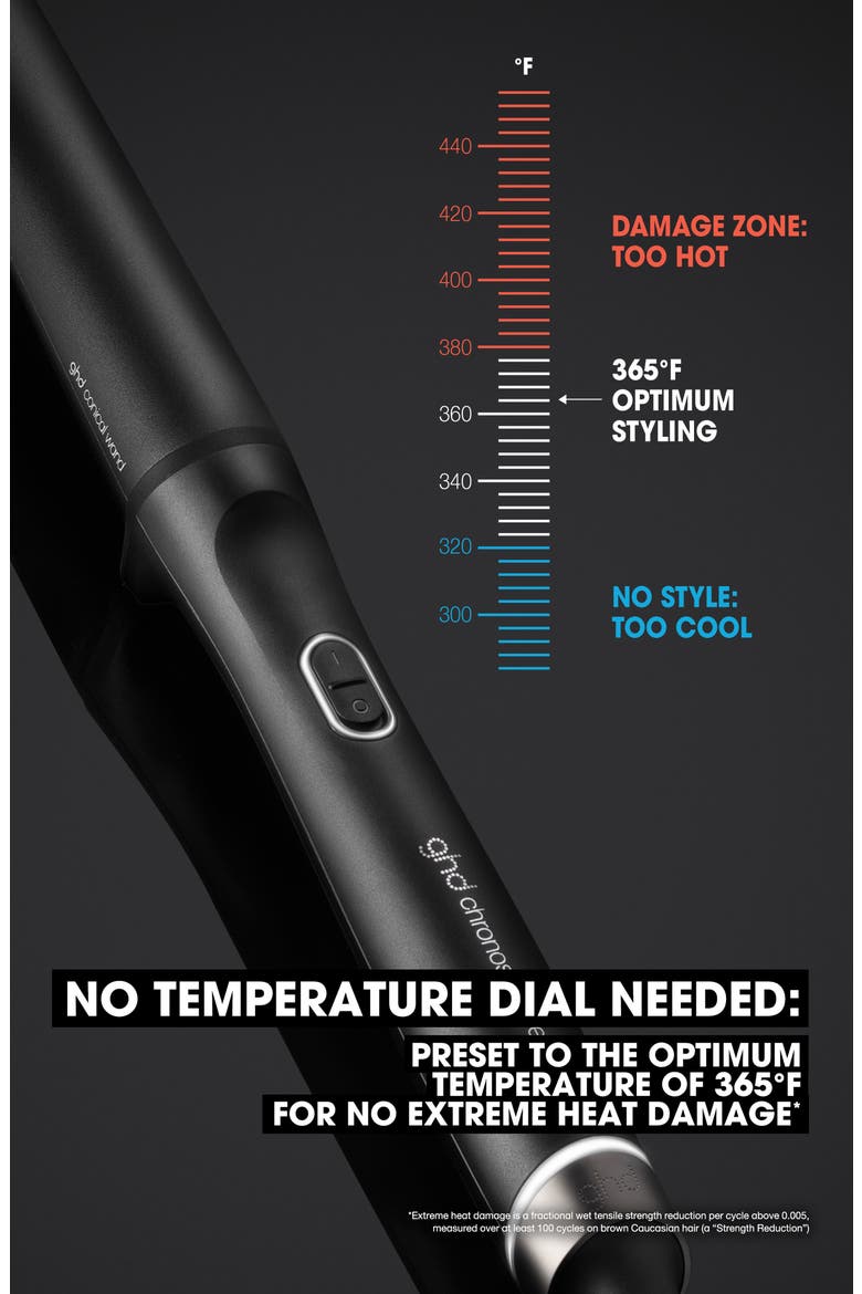 Chronos Curve Conical Wand, Alternate, color, BLACK
