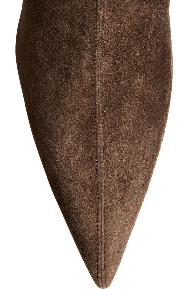 Khaite Andee Pointed Toe Bootie, Alternate, color, Ebano