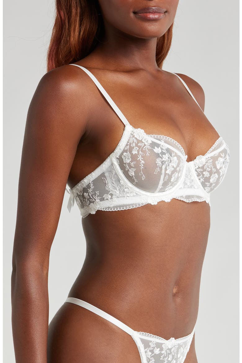 Sofia Underwire Bra, Alternate, color, WHITE