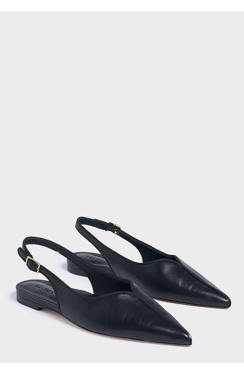 MARION PARKE Cynthia Flat | Nappa, Alternate, color, Black