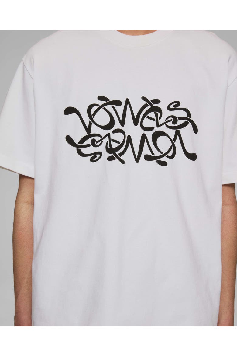 Double Scribble Tee, Alternate, color, White