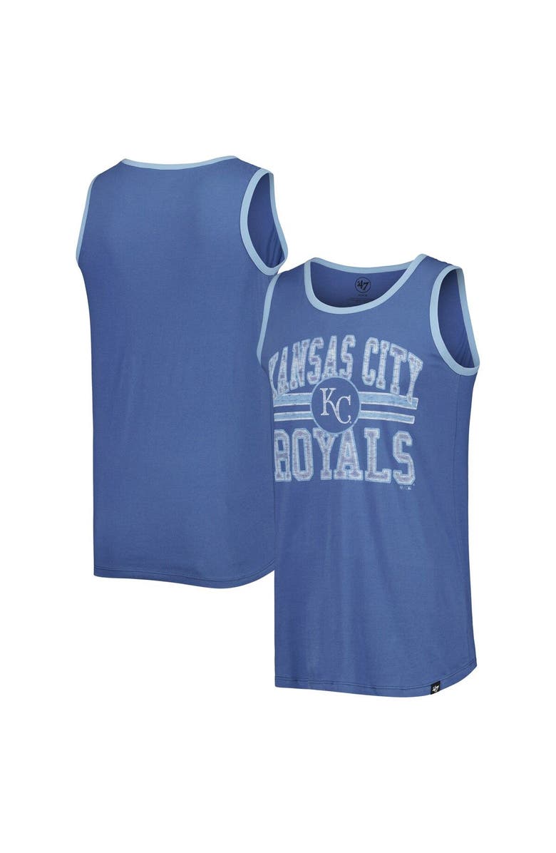 '47 Men's '47 Royal Kansas City Royals Winger Franklin Tank Top, Main, color, Royal