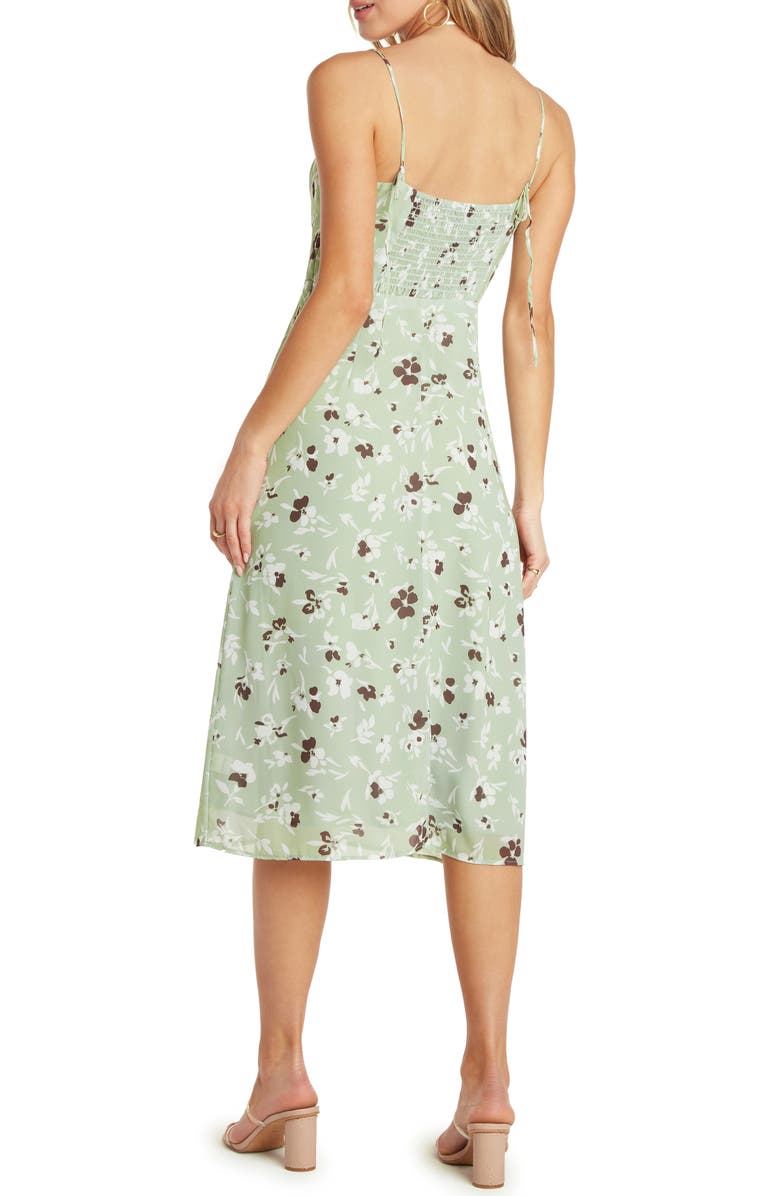 Willow Wendy Spaghetti Strap Midi Dress, Alternate, color,