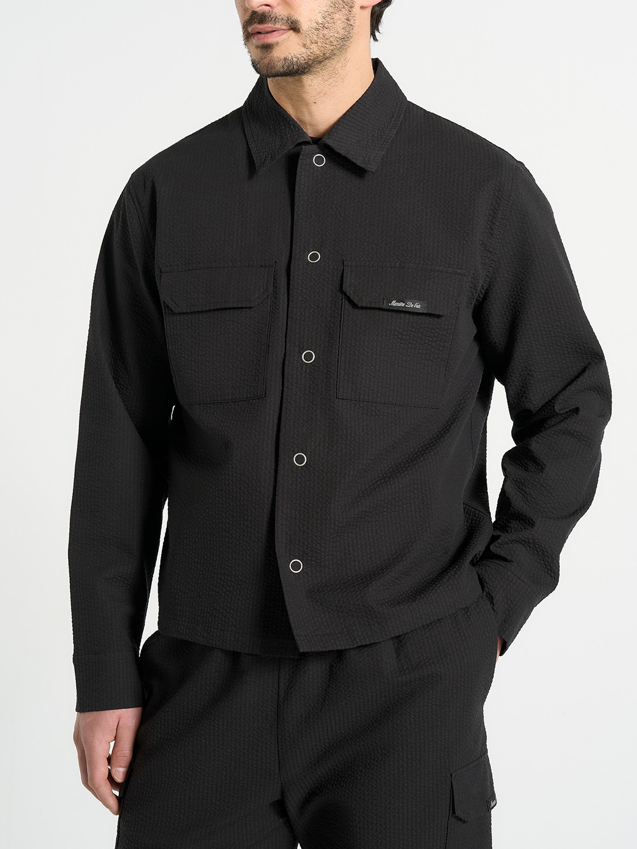 Milo Textured Cargo Jacket