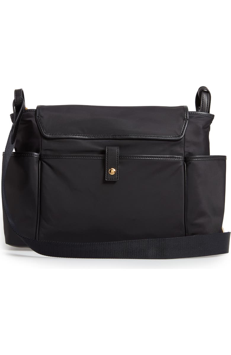 Burberry Flap Nylon Diaper Bag, Alternate, color,