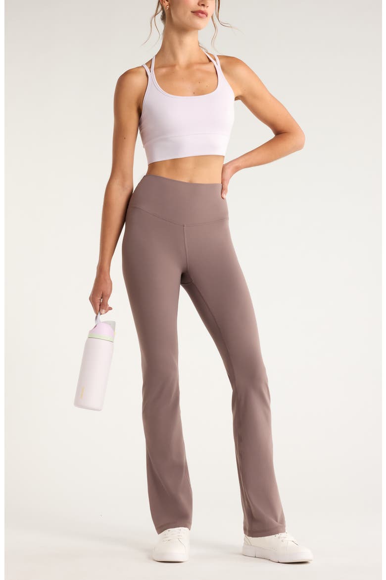 Seamless Strappy Sports Bra, Alternate, color, PURPLE HUSH