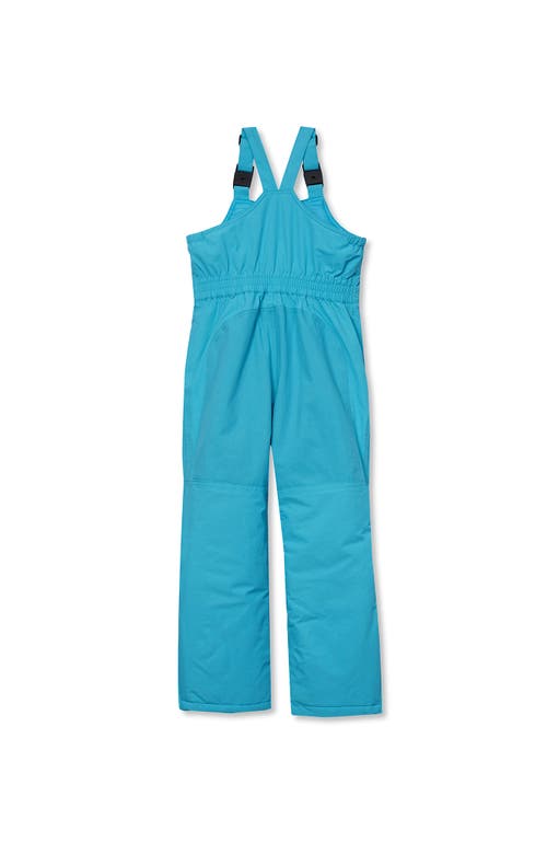 Lands' End Kids Squall Waterproof Iron Knee Bib Snow Pants In Blue