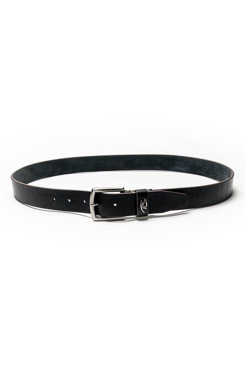 Robert Barakett York Leather Belt In Black