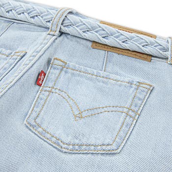 Kids' Floral Print Denim Shorts