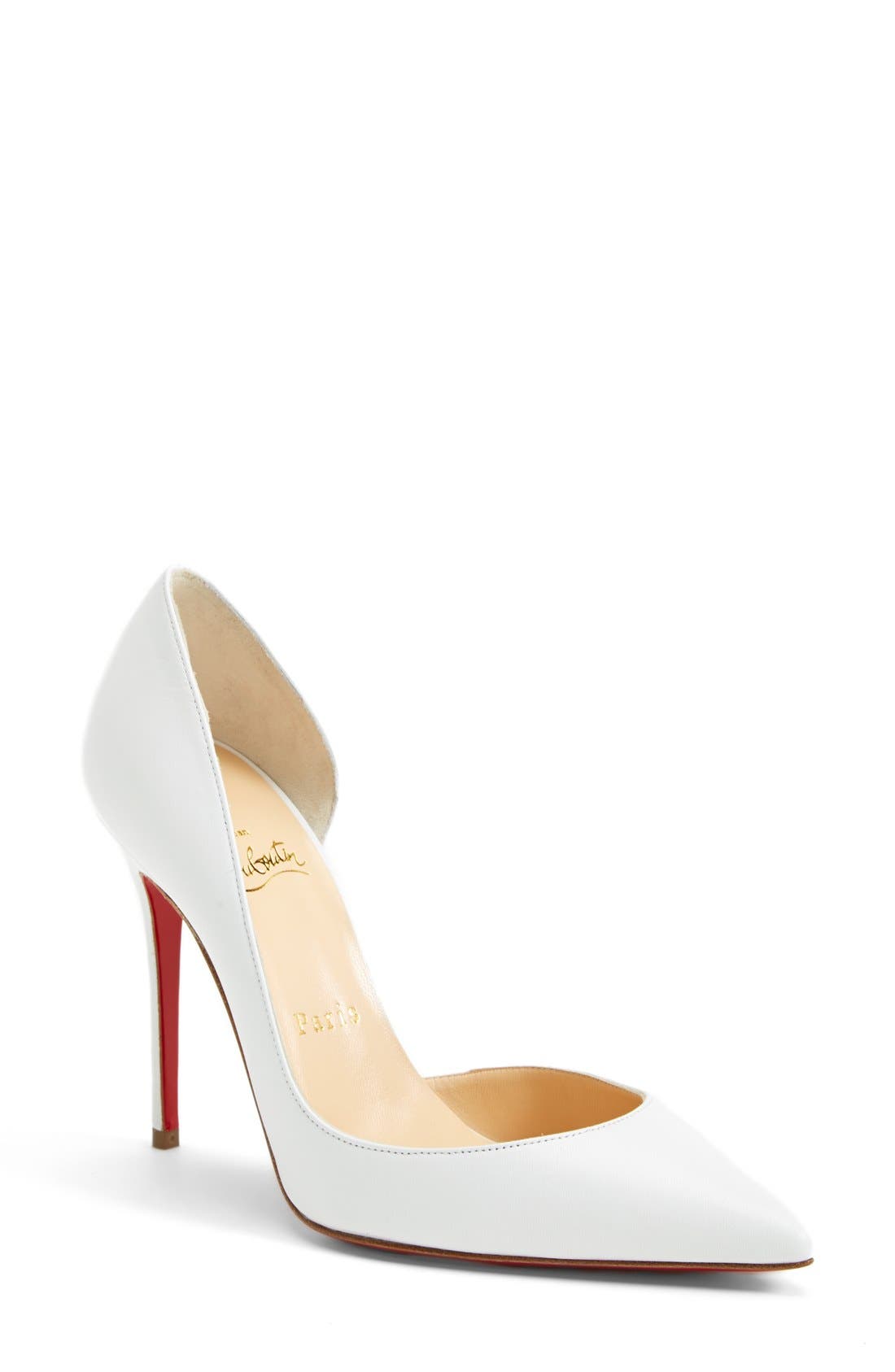 'Iriza' d'Orsay Pump, Main, color, WHITE