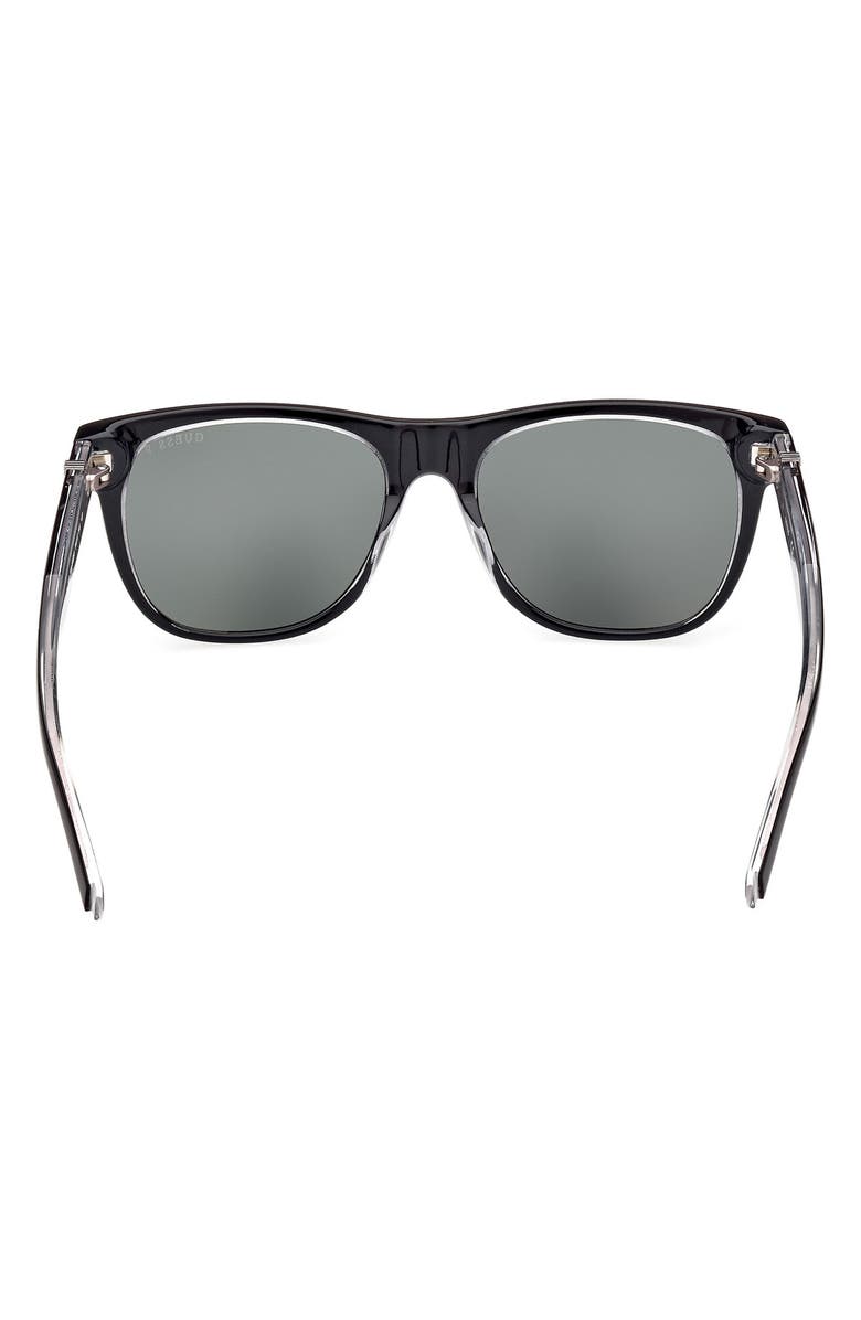 GUESS 54mm Polarized Square Sunglasses, Alternate, color, 