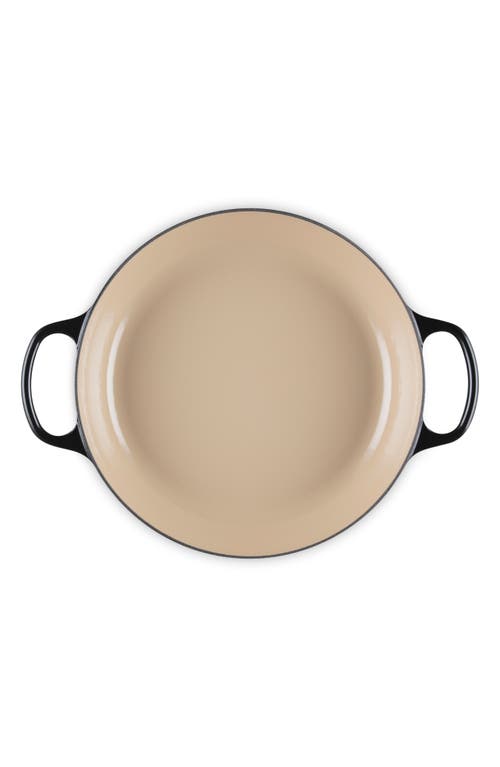 Le Creuset Enameled Cast Iron Signature Round 2.25-qt. Braiser With Glass Lid In Licorice
