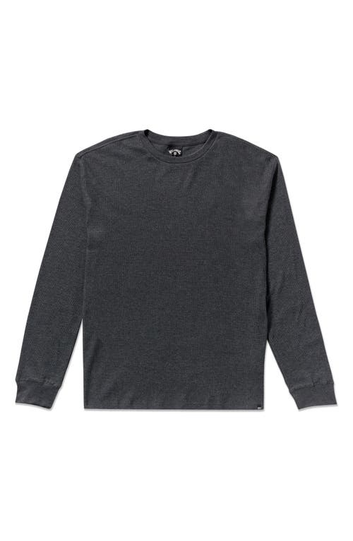 Billabong Essential Thermal Long Sleeve T-shirt In Black