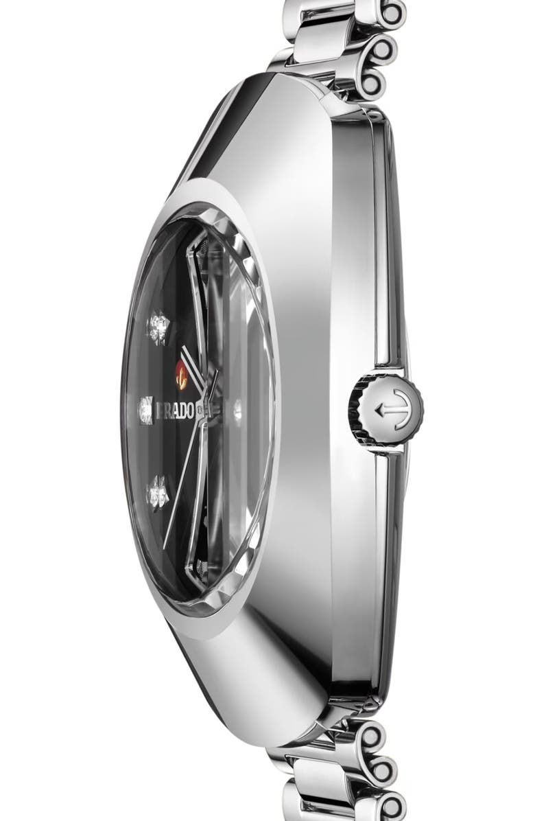 RADO DiaStar Original Skeleton Open Heart Automatic Bracelet Watch, 35mm, Alternate, color,