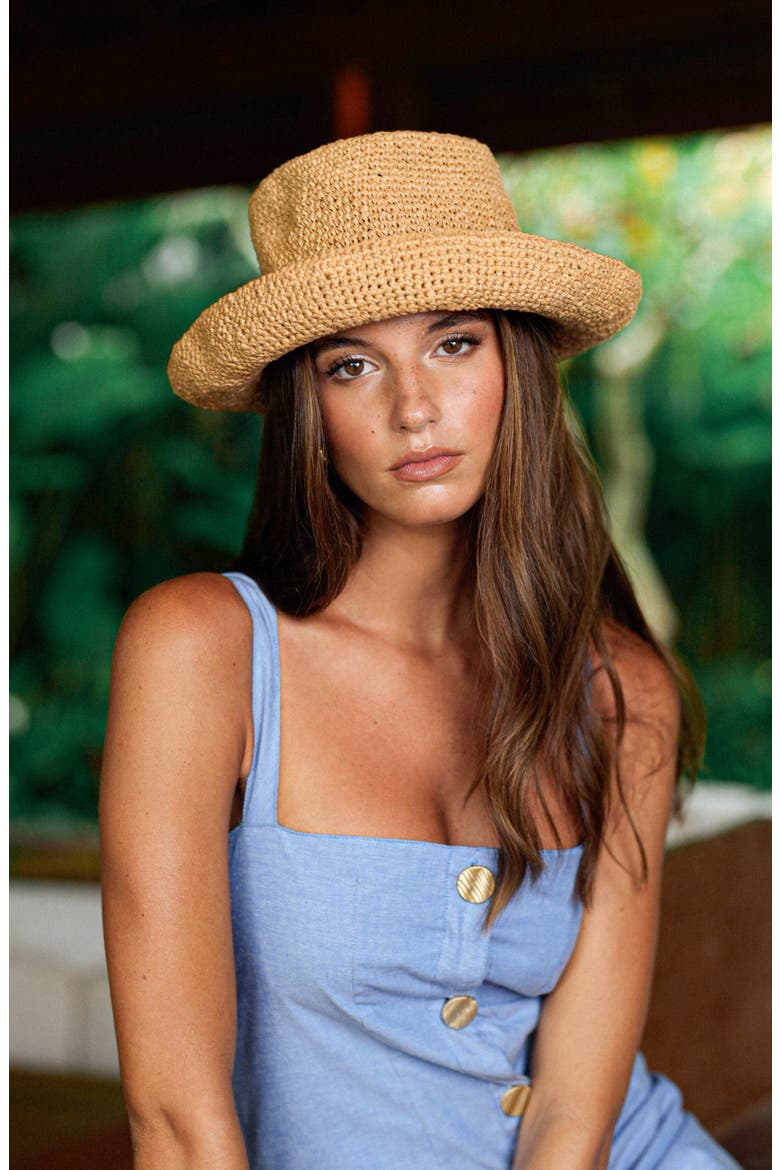 Alir Woven Raffia Sun Ha, Alternate, color, Beige