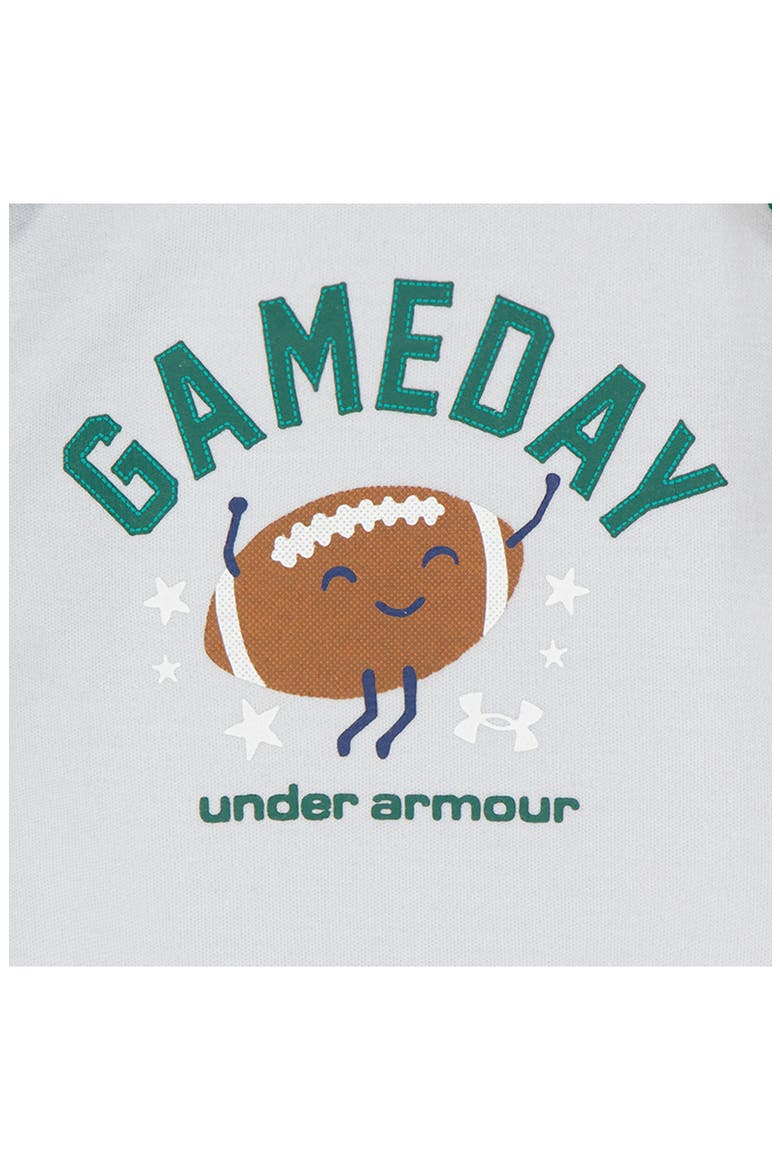 Kids' Gameday 3-Piece Bodysuit, Pants & Beanie Set, Alternate, color, HALO GRAY