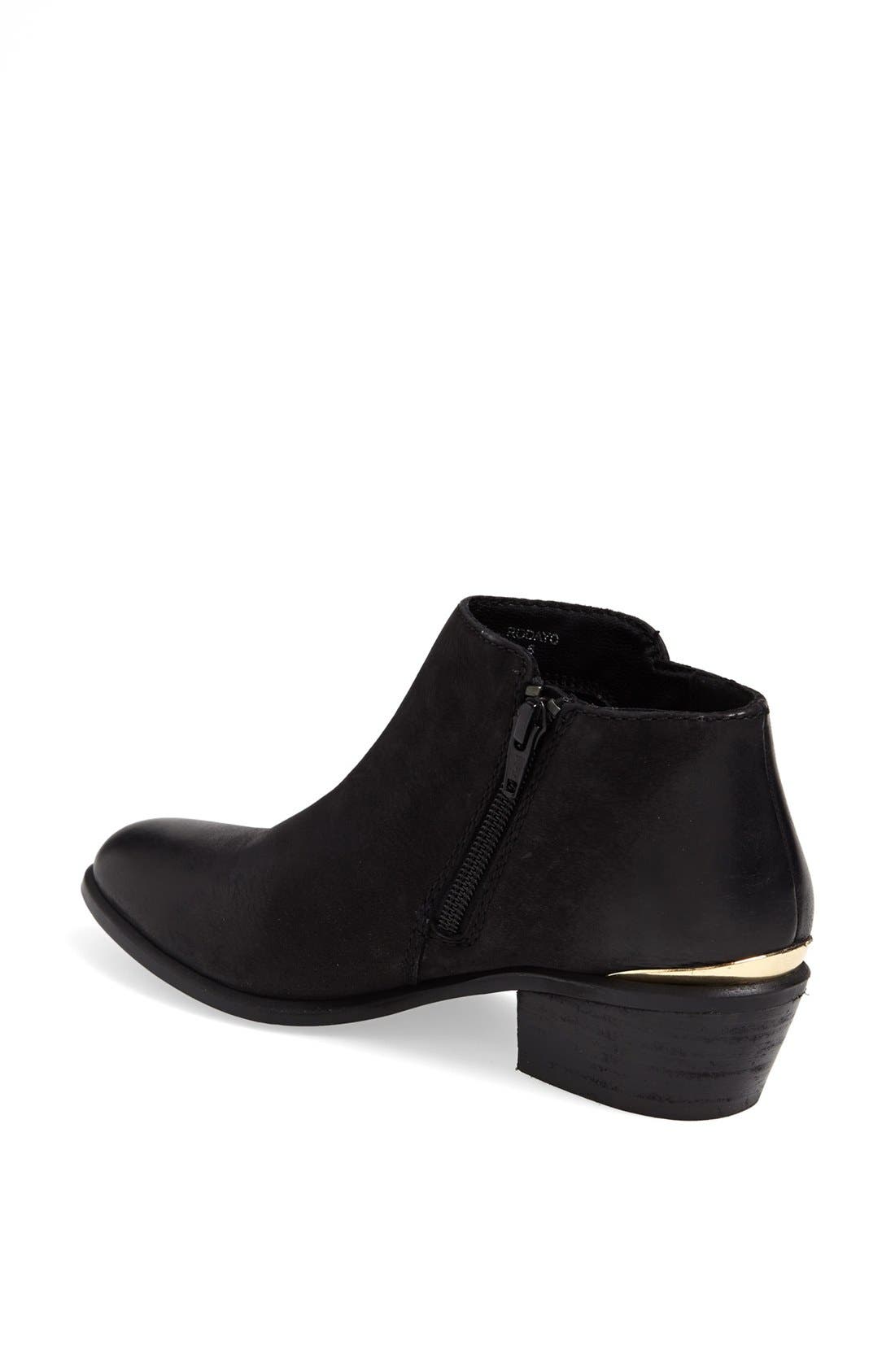 'Rodayo' Bootie, Alternate, color, BLACK NUBUCK
