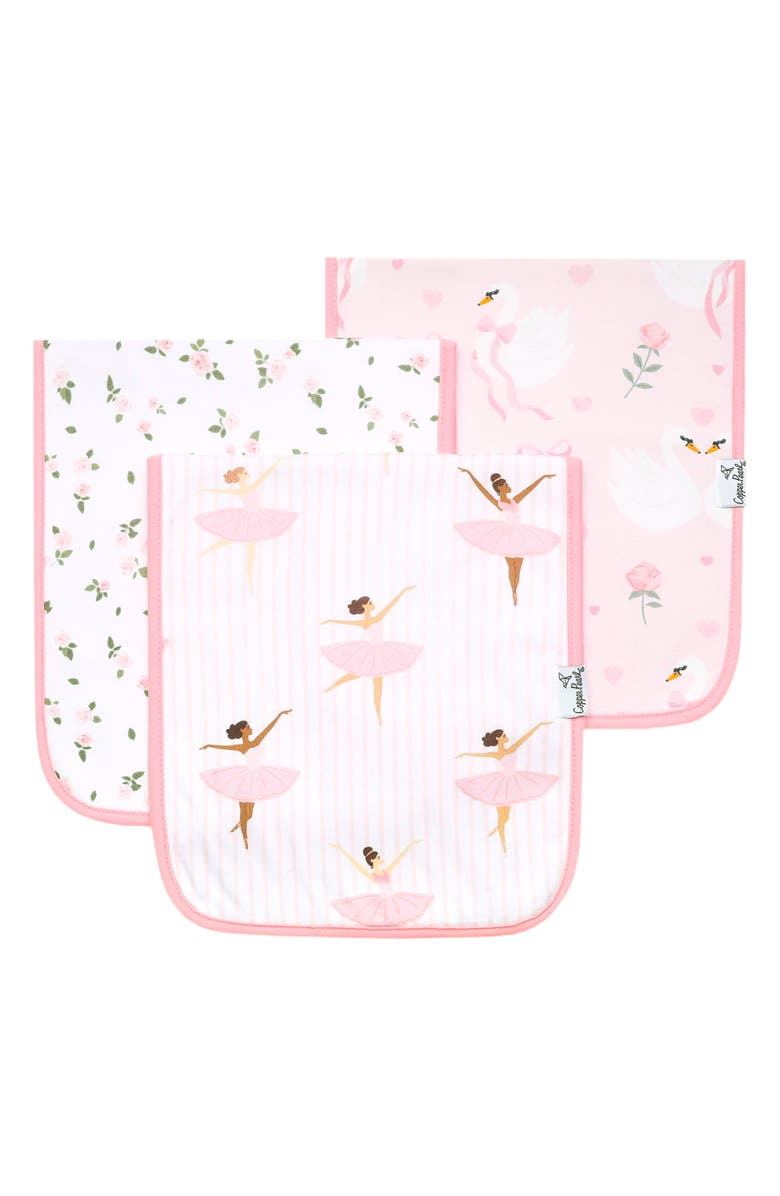 Copper Pearl Katerina 3-Pack Cotton Burp Cloths, Main, color, Katerina