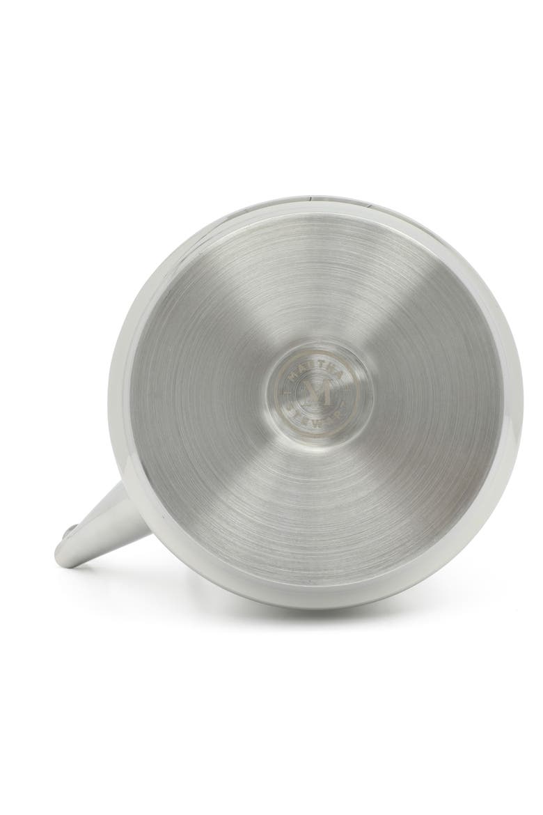Kingstree Heavy Gauge Stainless Steel Whistling Stovetop Tea Kettle, Alternate, color, Stainless