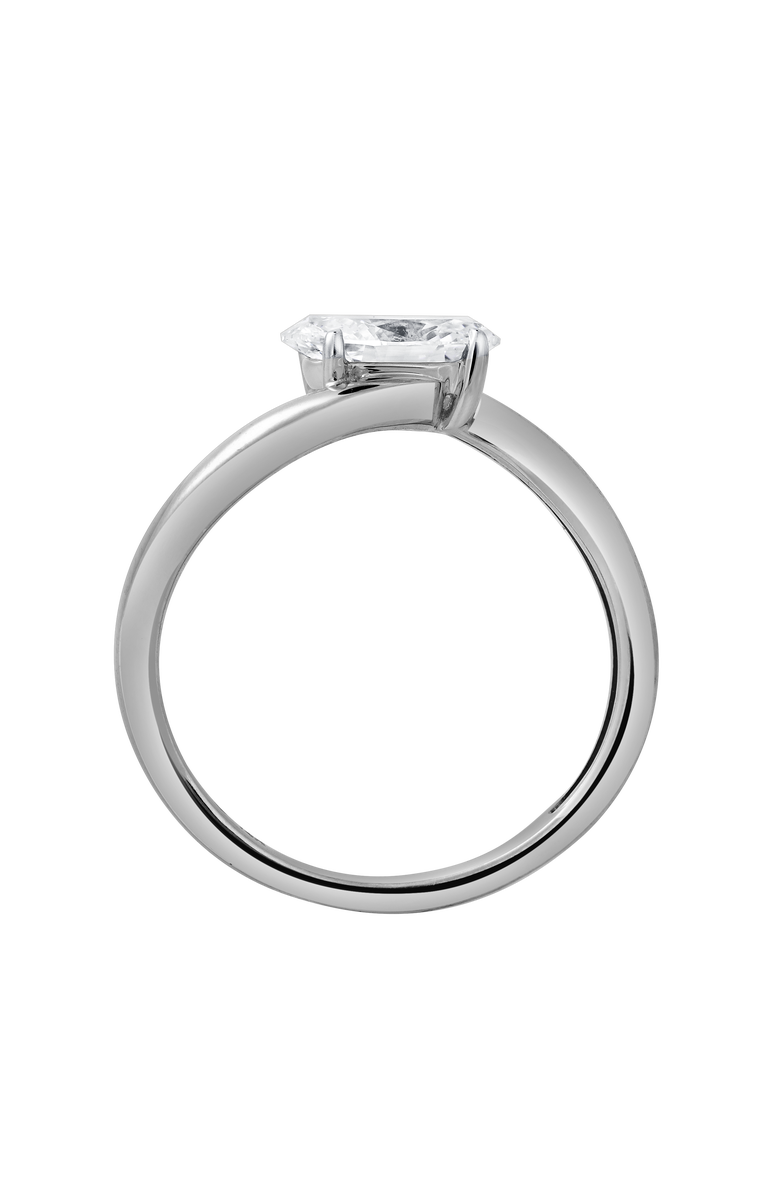 LuvMyJewelry Lilian 1.5 Ct Oval Lab Grown Diamond Engagement Ring, Alternate, color, 14K White Gold