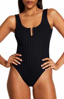 Vitamin A® Ursula U-Wire Rib One-Piece Swimsuit