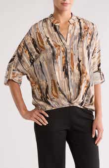 PATRIZIA LUCA Twist Hem Top