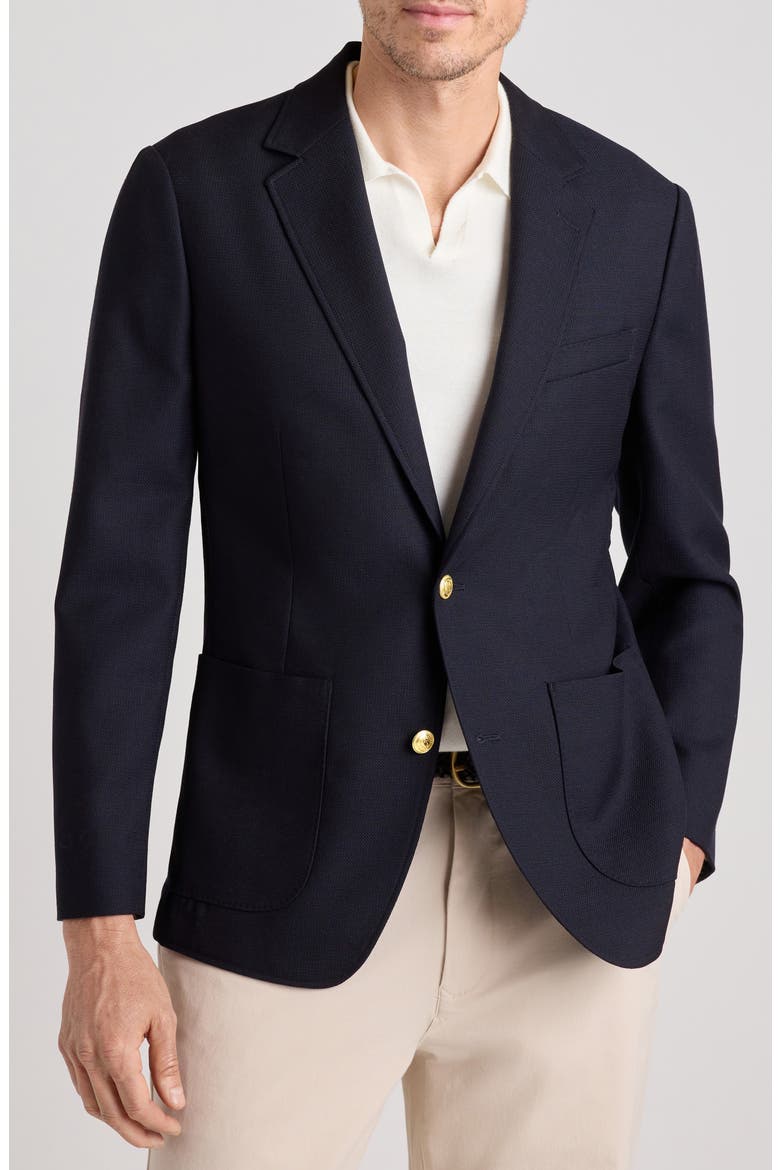Alma Mater Wool Blazer, Main, color, COLLEGIATE NAVY BLUE